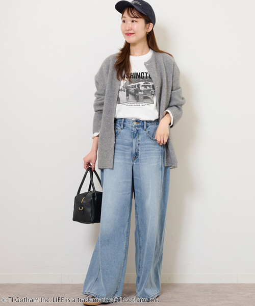 JOURNAL STANDARD relume（ジャーナルスタンダード　レリューム）の「《追加》別注【GOOD ROCK SPEED】LIFE PC フォトT（Tシャツ/カットソー・レディース・チャコールグレー/ホワイト系その他/ホワイト・FREE）」の11枚目の写真