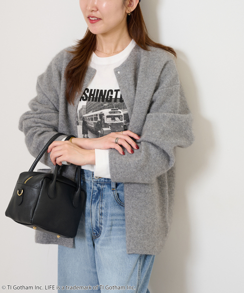 JOURNAL STANDARD relume（ジャーナルスタンダード　レリューム）の「《追加》別注【GOOD ROCK SPEED】LIFE PC フォトT（Tシャツ/カットソー・レディース・チャコールグレー/ホワイト系その他/ホワイト・FREE）」の14枚目の写真