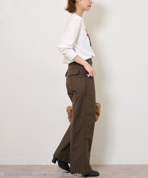 JOURNAL STANDARD relume（ジャーナルスタンダード　レリューム）の「《追加》別注【GOOD ROCK SPEED】LIFE PC フォトT（Tシャツ/カットソー・レディース・チャコールグレー/ホワイト系その他/ホワイト・FREE）」の18枚目の写真