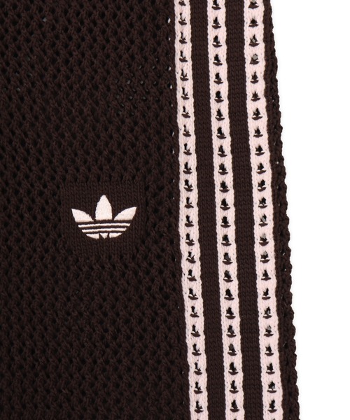 adidas(アディダス)の「adidas KNITTED CROCHET FIREBIRD TRACKPANTS / アディダス ニット クロッシュ ファイヤーバード トラックパンツ(その他パンツ・レディース・ブラウン・L/M/S)」の5枚目の写真