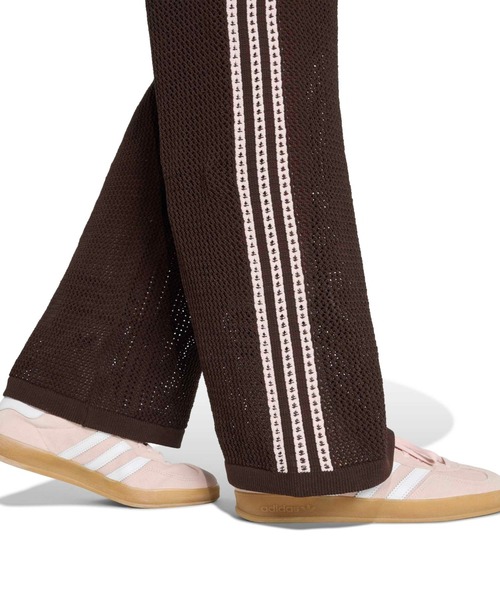adidas(アディダス)の「adidas KNITTED CROCHET FIREBIRD TRACKPANTS / アディダス ニット クロッシュ ファイヤーバード トラックパンツ(その他パンツ・レディース・ブラウン・L/M/S)」の11枚目の写真