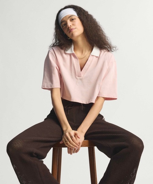 adidas(アディダス)の「adidas KNITTED CROCHET FIREBIRD TRACKPANTS / アディダス ニット クロッシュ ファイヤーバード トラックパンツ(その他パンツ・レディース・ブラウン・L/M/S)」の14枚目の写真