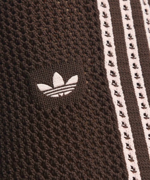 adidas(アディダス)の「adidas KNITTED CROCHET FIREBIRD TRACKPANTS / アディダス ニット クロッシュ ファイヤーバード トラックパンツ(その他パンツ・レディース・ブラウン・L/M/S)」の6枚目の写真