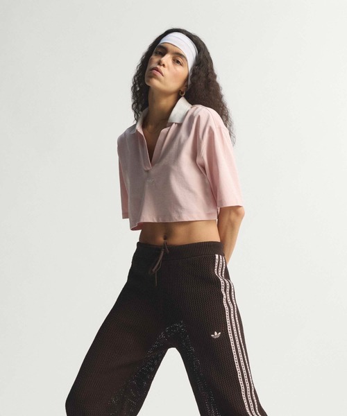 adidas(アディダス)の「adidas KNITTED CROCHET FIREBIRD TRACKPANTS / アディダス ニット クロッシュ ファイヤーバード トラックパンツ(その他パンツ・レディース・ブラウン・L/M/S)」の17枚目の写真