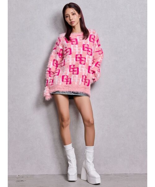 GYDA（ジェイダ）の「GYDA SHEER LOOSE SOX（ソックス/靴下・レディース・オフホワイト/ブラック・FREE）」の14枚目の写真