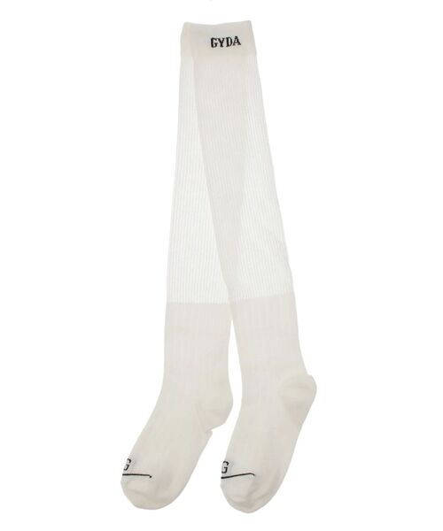 GYDA（ジェイダ）の「GYDA SHEER LOOSE SOX（ソックス/靴下・レディース・オフホワイト/ブラック・FREE）」の20枚目の写真