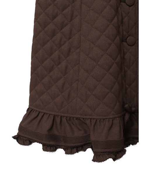 PINK HOUSE フード付きロングコート　ピンクハウス PINK HOUSE（ピンクハウス） コート アウター フリルフード付き