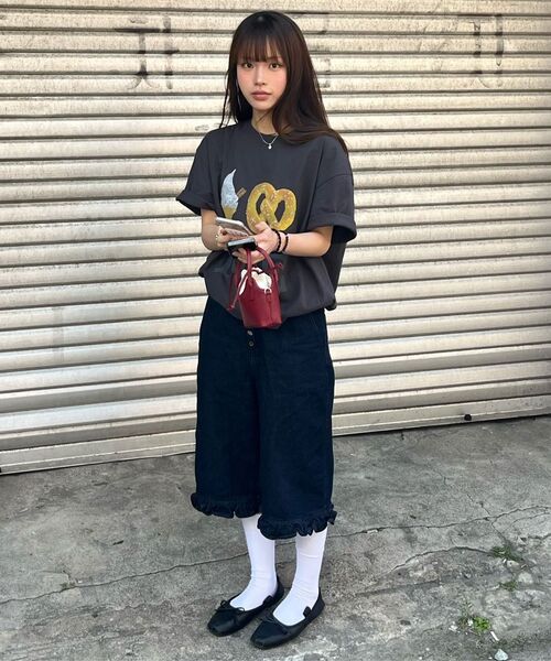 mur(ミュール)の「Maree Bag mini (8color)(メッセンジャーバッグ・レディース・ブラック/ダークブラウン/ブラウン/シルバー/イエロー/アイボリー/Cream/バーガンディー・FREE)」の9枚目の写真