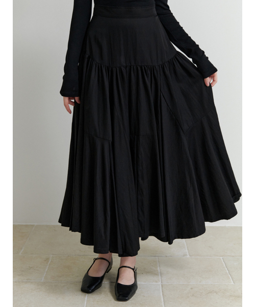 RE_L(リエル)の「Vanilla shirring skrit (black)(スカート・レディース・その他・SMALL/MEDIUM)」の3枚目の写真