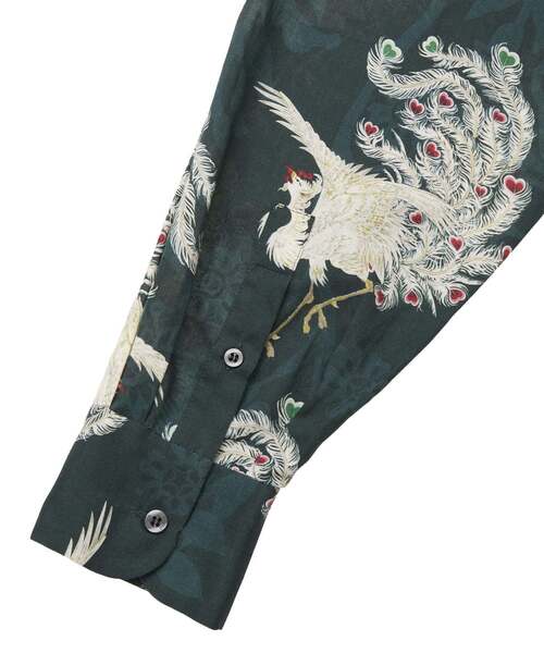 NIPOALOHA】鳳凰-PHOENIX LONG SLEEVE WOOL SHIRT 【公式通販】
