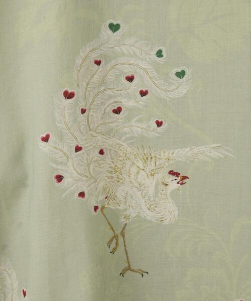 NIPOALOHA(ニポアロハ)の「【NIPOALOHA】"鳳凰-PHOENIX" LONG SLEEVE WOOL SHIRT(シャツ/ブラウス・メンズ・アイボリー/ブルーグリーン・SMALL/MEDIUM)」の19枚目の写真