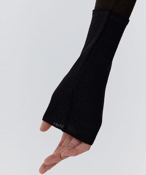 WNDERKAMMER（ブンダーカンマー）の「Knit Rib Half Turtleneck T-shirt_Brown（Tシャツ/カットソー・レディース・その他・SMALL）」の2枚目の写真