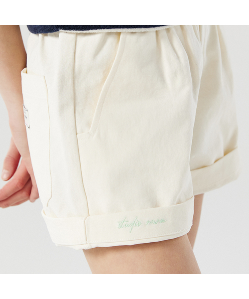 RMRN(アルエームアルエヌ)の「R OXFORD HALF PANTS(その他パンツ・レディース・スカイブルー/ベージュ/ネイビー/クリーム・1/2)」の3枚目の写真
