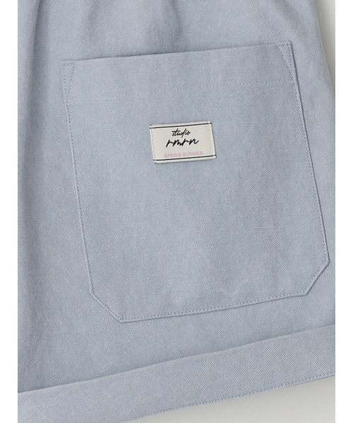 RMRN(アルエームアルエヌ)の「R OXFORD HALF PANTS(その他パンツ・レディース・スカイブルー/ベージュ/ネイビー/クリーム・1/2)」の5枚目の写真