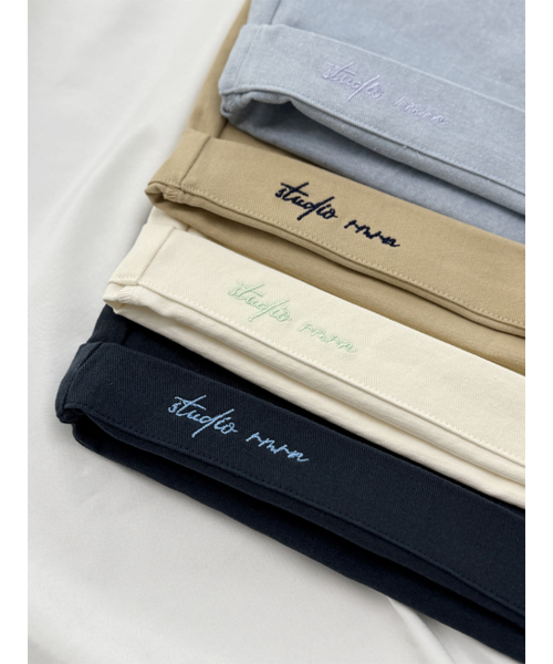 RMRN(アルエームアルエヌ)の「R OXFORD HALF PANTS(その他パンツ・レディース・スカイブルー/ベージュ/ネイビー/クリーム・1/2)」の9枚目の写真