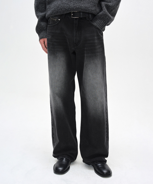 DECET（デケト）の「[CALIK DENIM]Mid Rise Wide Jeans DCPT027PBlackB（デニムパンツ・レディース・その他・34/26/28/30/32）」の5枚目の写真