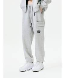 JAMIE WEST（ジェイミーウエスト）の「サイドポケットジョガーパンツ（メランジグレー）（スウェットパンツ）」
