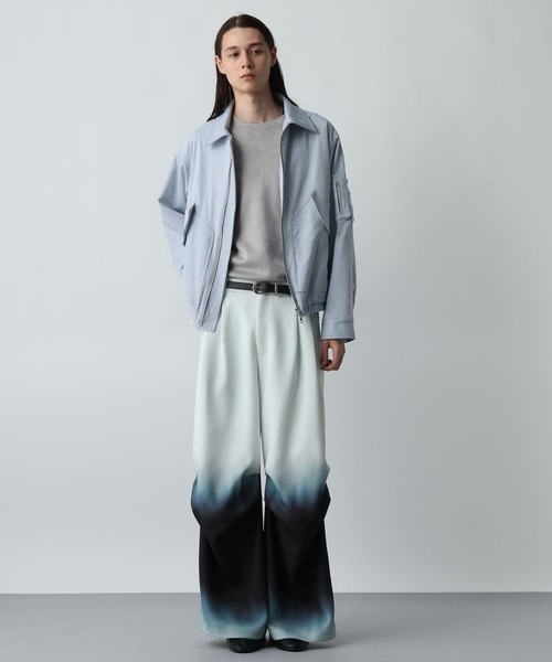 HARE（ハレ）の「グラデーションワイドパンツ(HARE)（その他パンツ・メンズ・グリーン系その他/ブラック系その他・FREE）」の10枚目の写真