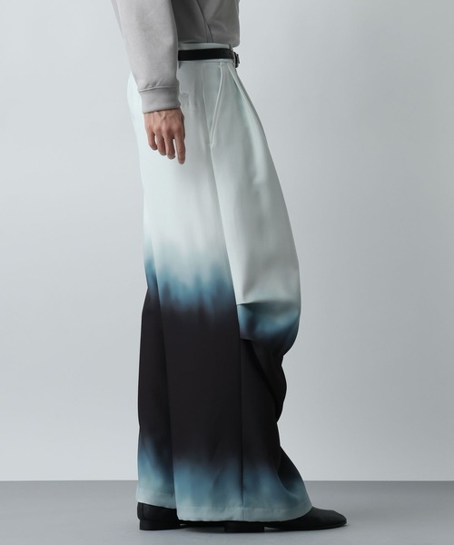 HARE（ハレ）の「グラデーションワイドパンツ(HARE)（その他パンツ・メンズ・グリーン系その他/ブラック系その他・FREE）」の20枚目の写真