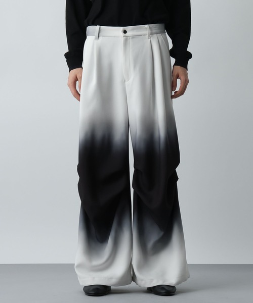 HARE（ハレ）の「グラデーションワイドパンツ(HARE)（その他パンツ・メンズ・グリーン系その他/ブラック系その他・FREE）」の22枚目の写真