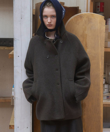 ANDNEEDS（アンドニーズ）の「Olssen double breasted coat (dark brown)（チェスターコート）」