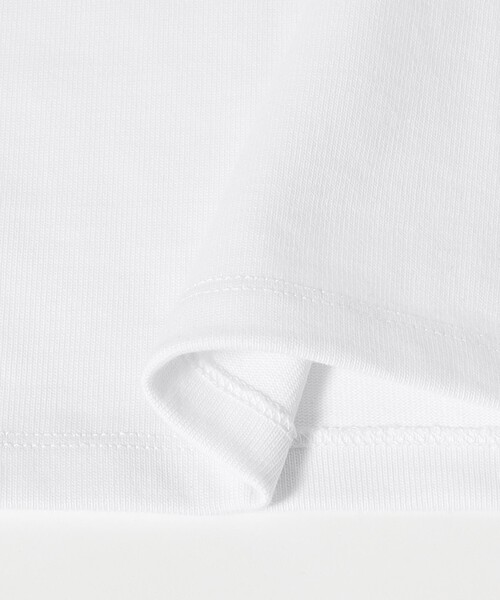 BEAMS F(ビームスエフ)の「Brooks Brothers / ヘビーウェイト Tシャツ(Tシャツ/カットソー・メンズ・ホワイト/ネイビー・MEDIUM/SMALL/LARGE)」の7枚目の写真