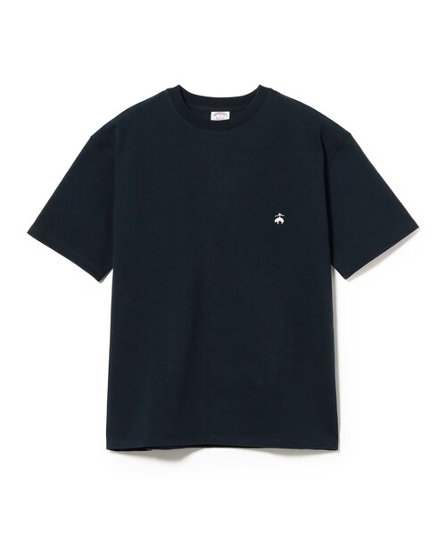BEAMS F(ビームスエフ)の「Brooks Brothers / ヘビーウェイト Tシャツ(Tシャツ/カットソー・メンズ・ホワイト/ネイビー・MEDIUM/SMALL/LARGE)」の8枚目の写真