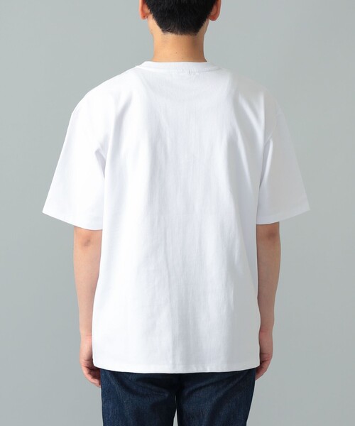 BEAMS F(ビームスエフ)の「Brooks Brothers / ヘビーウェイト Tシャツ(Tシャツ/カットソー・メンズ・ホワイト/ネイビー・MEDIUM/SMALL/LARGE)」の17枚目の写真