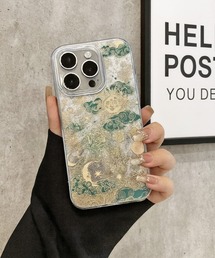 NOLITA LABORATORY（ノリータラボラトリー）の「【 NOLITA / ノリータ 】 ミスティック 天体 デザイン ケース 月星 太陽 クラウド柄 韓国風 アイフォンケース アイフォンカバー iPhone 7 / 8 / SE2 / SE3 / 13 / 14 / 15 / 16 / 16pro / 17 / 17pro（スマホケース/カバー・レディース）」