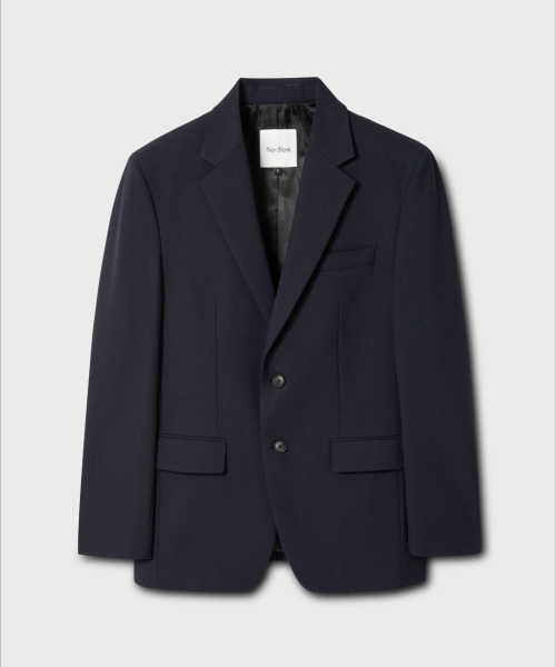 NONBLANK(ノンブランク)の「W11 セミオーバーフィットブレザー_DARK NAVY(テーラードジャケット・メンズ・その他・MEDIUM/LARGE/X-LARGE/XX-LARGE)」の1枚目の写真