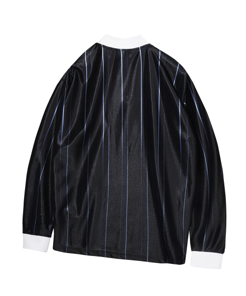 GAINSBORO(ゲインズボロ)の「オフエラー モックネック ロングスリーブ ジャージー_ストライプ(Tシャツ/カットソー・レディース・その他・MEDIUM/LARGE/X-LARGE)」の2枚目の写真