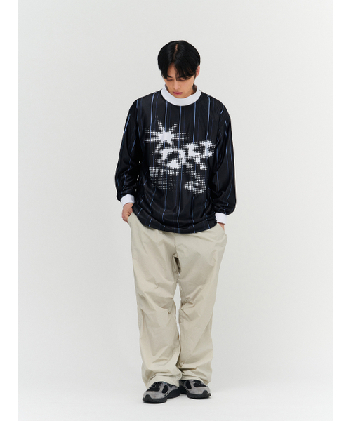 GAINSBORO(ゲインズボロ)の「オフエラー モックネック ロングスリーブ ジャージー_ストライプ(Tシャツ/カットソー・レディース・その他・MEDIUM/LARGE/X-LARGE)」の3枚目の写真