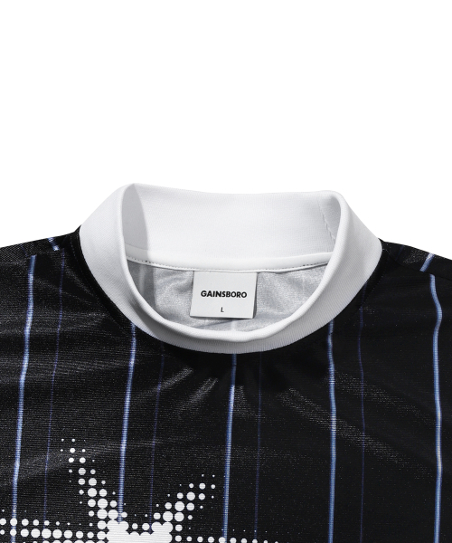 GAINSBORO(ゲインズボロ)の「オフエラー モックネック ロングスリーブ ジャージー_ストライプ(Tシャツ/カットソー・レディース・その他・MEDIUM/LARGE/X-LARGE)」の4枚目の写真