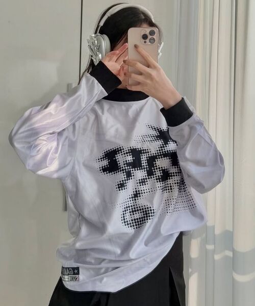 GAINSBORO(ゲインズボロ)の「オフエラー モックネック ロングスリーブ ジャージー_ストライプ(Tシャツ/カットソー・レディース・その他・MEDIUM/LARGE/X-LARGE)」の12枚目の写真