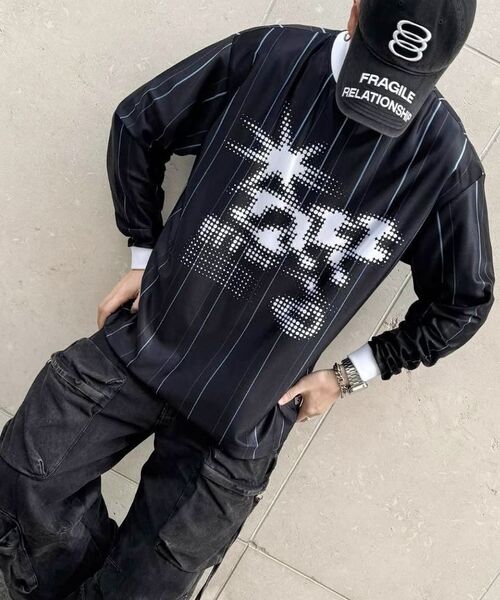 GAINSBORO(ゲインズボロ)の「オフエラー モックネック ロングスリーブ ジャージー_ストライプ(Tシャツ/カットソー・レディース・その他・MEDIUM/LARGE/X-LARGE)」の13枚目の写真