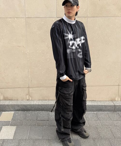 GAINSBORO(ゲインズボロ)の「オフエラー モックネック ロングスリーブ ジャージー_ストライプ(Tシャツ/カットソー・レディース・その他・MEDIUM/LARGE/X-LARGE)」の19枚目の写真