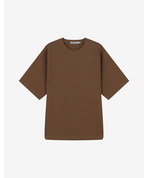 ADLIELOS（エドリエルロス）の「ネオプレンラバー ハーフTシャツ [ブラウン]（Tシャツ/カットソー）」