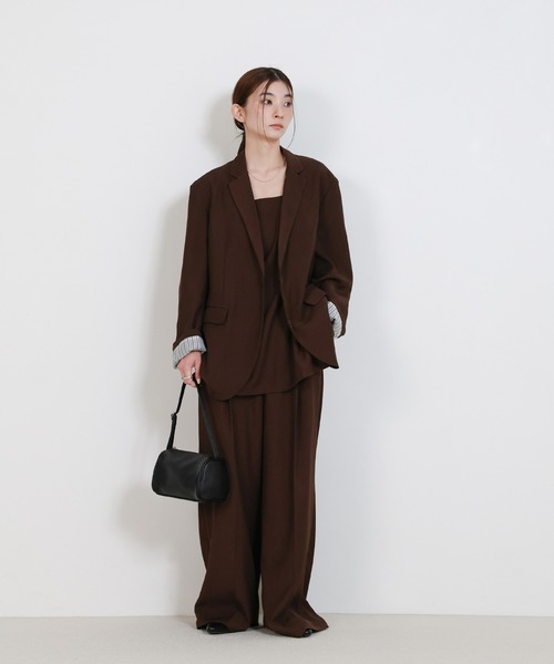 select MOCA(セレクトモカ)の「サイドスリットチュニックキャミソール(キャミソール・レディース・ベージュ/ブラウン/ブラック・FREE)」の15枚目の写真