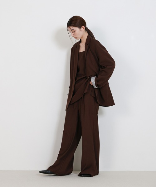 select MOCA(セレクトモカ)の「サイドスリットチュニックキャミソール(キャミソール・レディース・ベージュ/ブラウン/ブラック・FREE)」の16枚目の写真