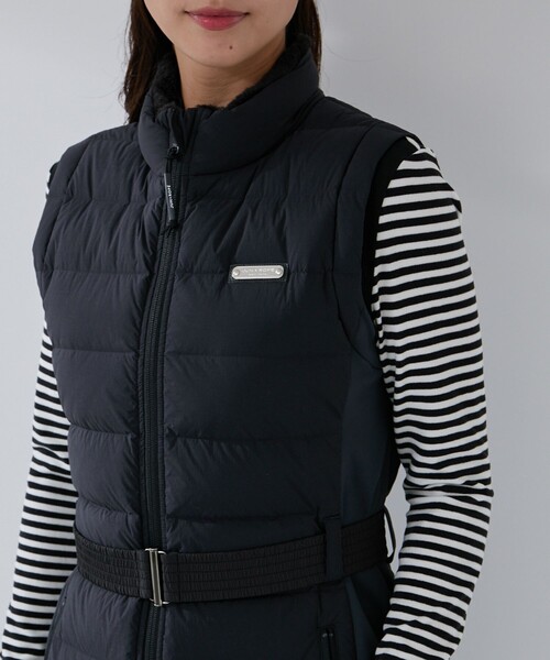 JUN&ROPE'（ジュンアンドロペ）の「ダウン二重織タフタワンピース/撥水・保温（ワンピース・レディース・ホワイト/サックスブルー/ブラック・M/L/S）」の10枚目の写真