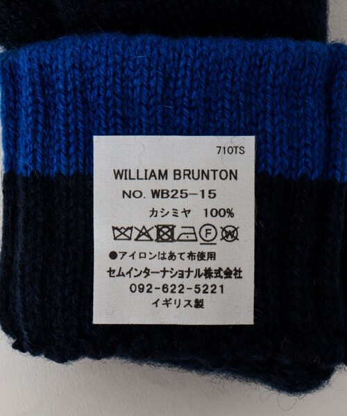 WILLIAM BRUNTON(ウィリアムブラントン)の「【William Brunton/ウィリアム・ブラントン】別注カシミヤフィンガーレスグローブ(手袋・メンズ・グレー/ブラック/ネイビー/ブラウン・FREE)」の11枚目の写真