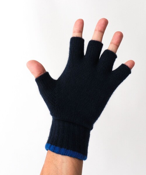 WILLIAM BRUNTON(ウィリアムブラントン)の「【William Brunton/ウィリアム・ブラントン】別注カシミヤフィンガーレスグローブ(手袋・メンズ・グレー/ブラック/ネイビー/ブラウン・FREE)」の13枚目の写真