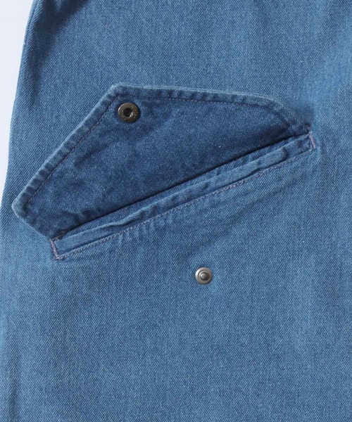 SITRY(シトリー)の「Denim Short Mods Coat/オーバーサイズ デニムショートモッズコート デニムジャケット デニムシャツ ブルゾン(デニムジャケット・メンズ・ネイビー/ブルー・LL/M/L)」の14枚目の写真