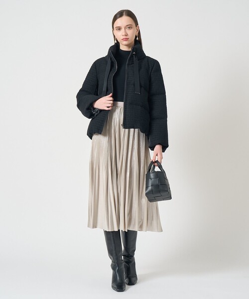 ANAYI（アナイ）の「ラティスツイードダウンコート（ダウンジャケット/コート・レディース・オフホワイト/ブラック・36/38）」の22枚目の写真