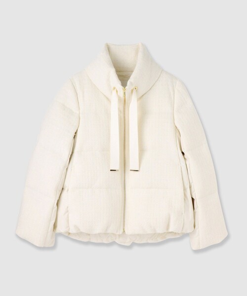 ANAYI（アナイ）の「ラティスツイードダウンコート（ダウンジャケット/コート・レディース・オフホワイト/ブラック・36/38）」の11枚目の写真