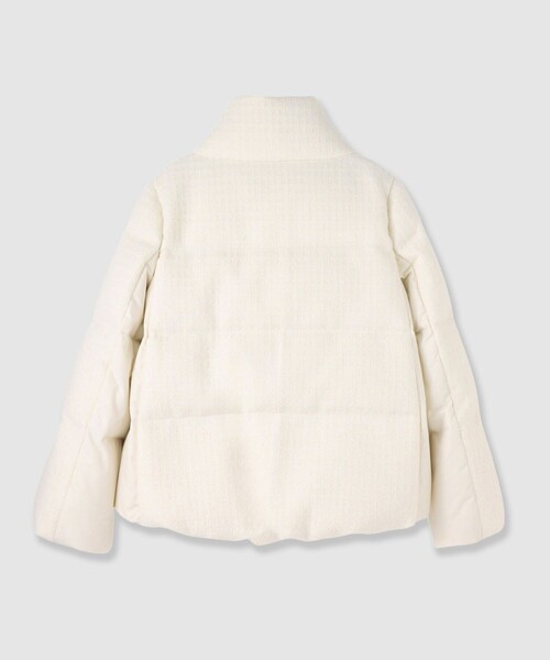 ANAYI（アナイ）の「ラティスツイードダウンコート（ダウンジャケット/コート・レディース・オフホワイト/ブラック・36/38）」の10枚目の写真