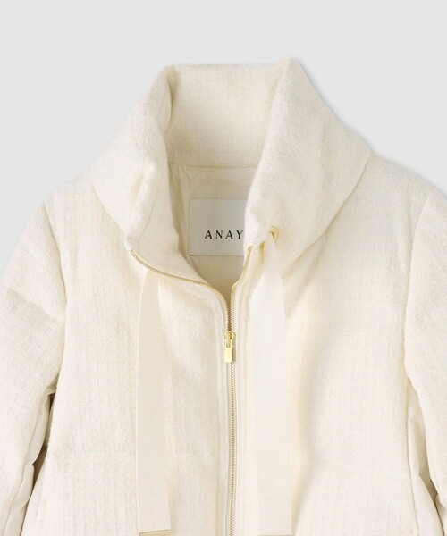 ラティスツイードダウンコート（ダウンジャケット/コート）｜ANAYI