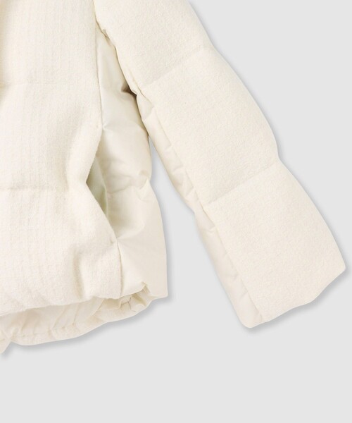 ANAYI（アナイ）の「ラティスツイードダウンコート（ダウンジャケット/コート・レディース・オフホワイト/ブラック・36/38）」の8枚目の写真