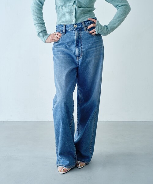 CODE A（コードエー）の「【Re】NEEDBY heritage｜KOH（デニムパンツ・レディース・ブルー系その他・23/24/25/22/26）」の4枚目の写真