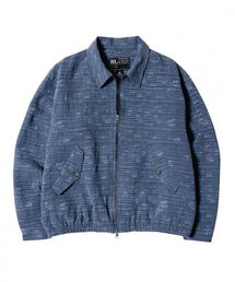 BLACK MAMBA（ブラックマンバ）の「クランチコットンブルゾン（タートルインディゴ）（MA-1）」